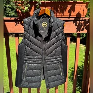 Michael Kors tunic length quilted vest